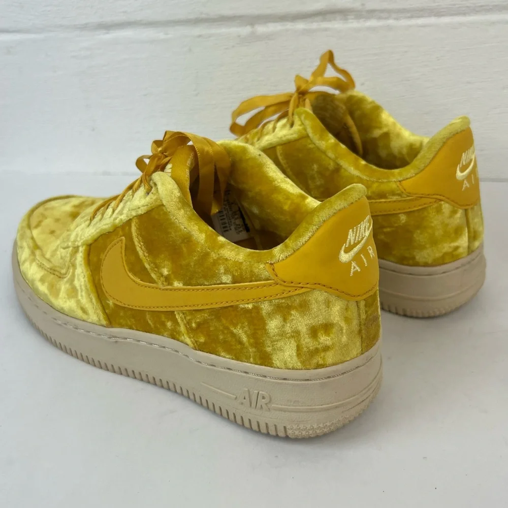 Nike Velvet Mineral Gold Air Force 1 Sneakers, 4.5Y / 6 women’s